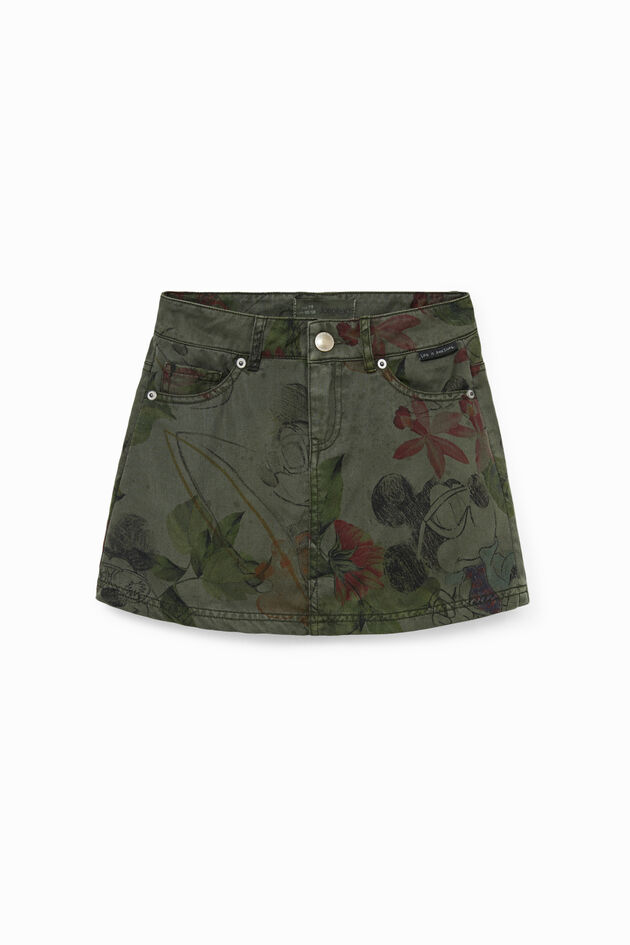 Mickey Mouse camouflage skirt