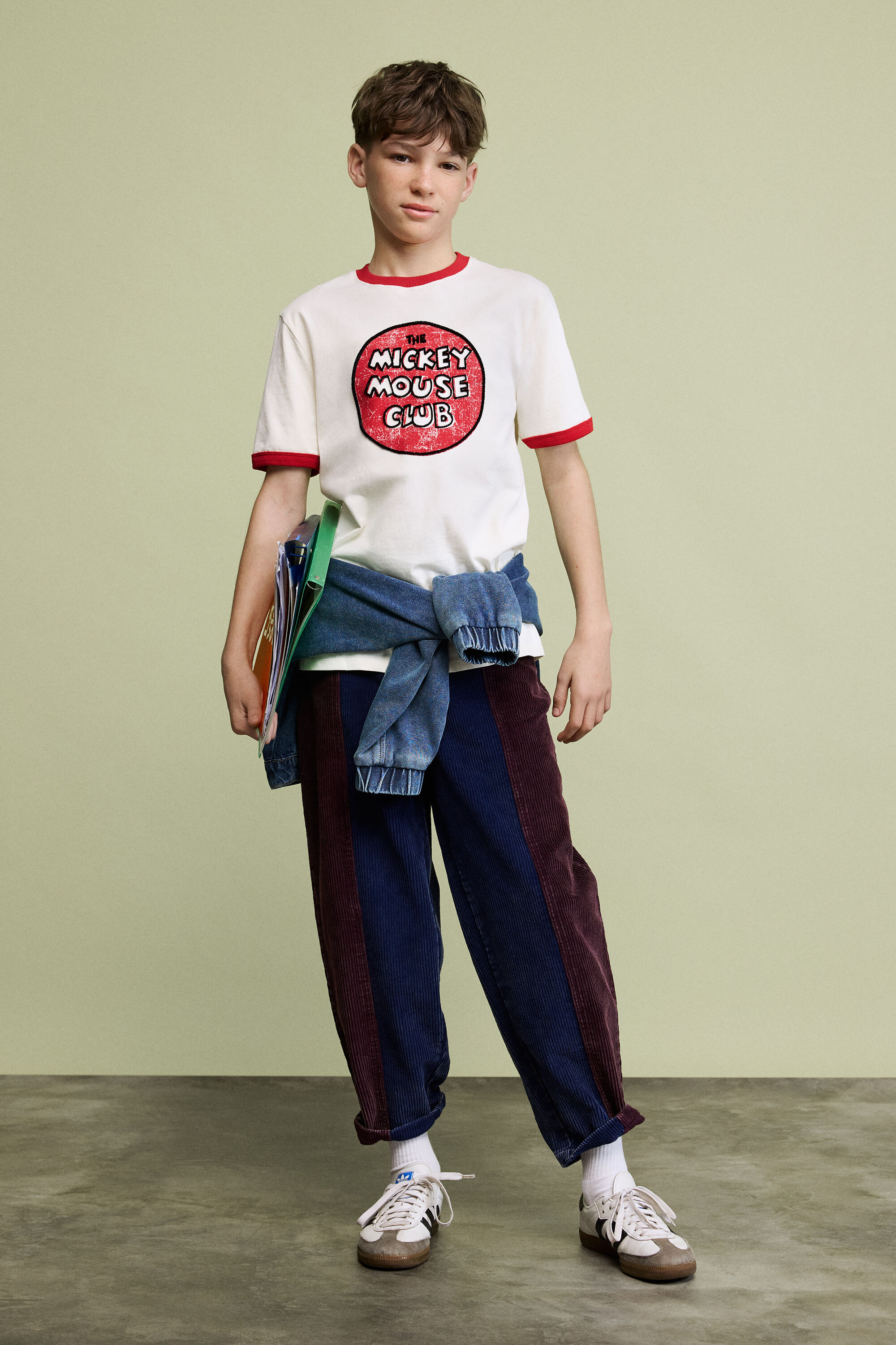 Desigual, Retro koszulka Mickey™, Dzieci, BaweŁNa, BiałY, 5/6