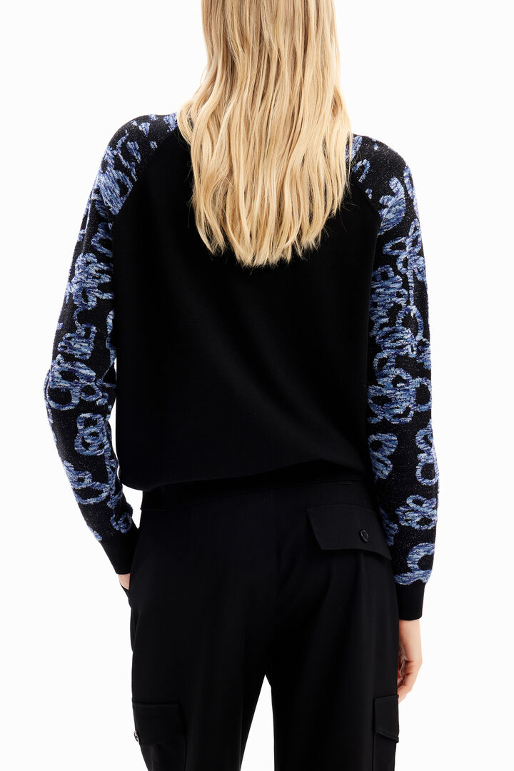 Floral print sleeve pullover | Desigual