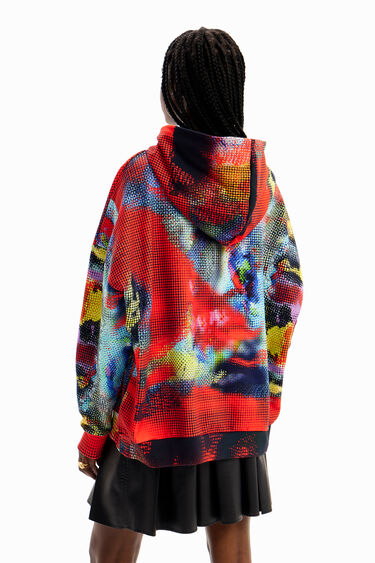 María Escoté oversize hoodie | Desigual