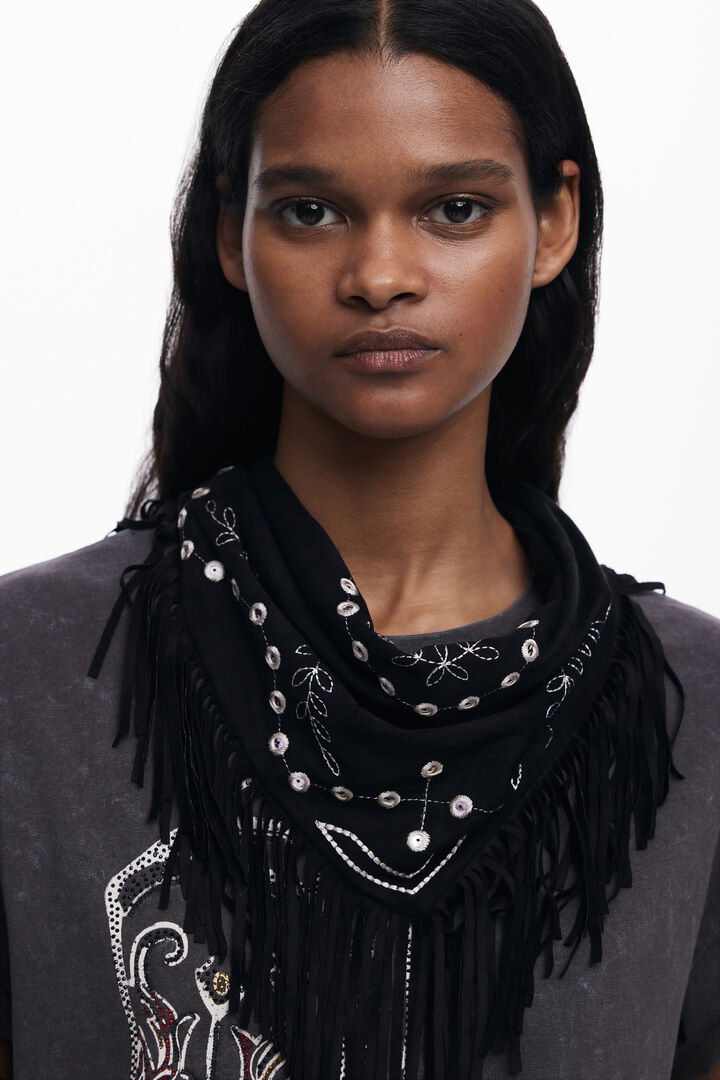 Foulard triangular flecos | Desigual