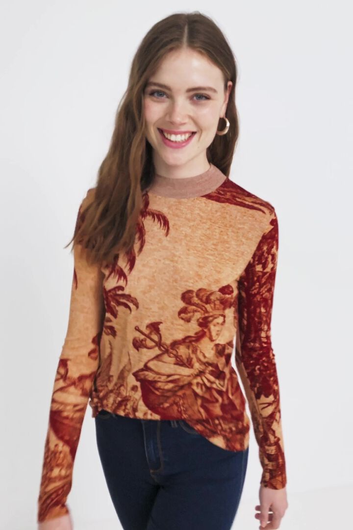 Slim arty T-shirt | Desigual