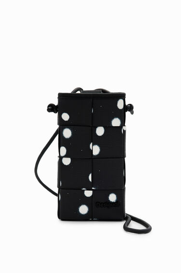 L woven droplets phone pouch | Desigual