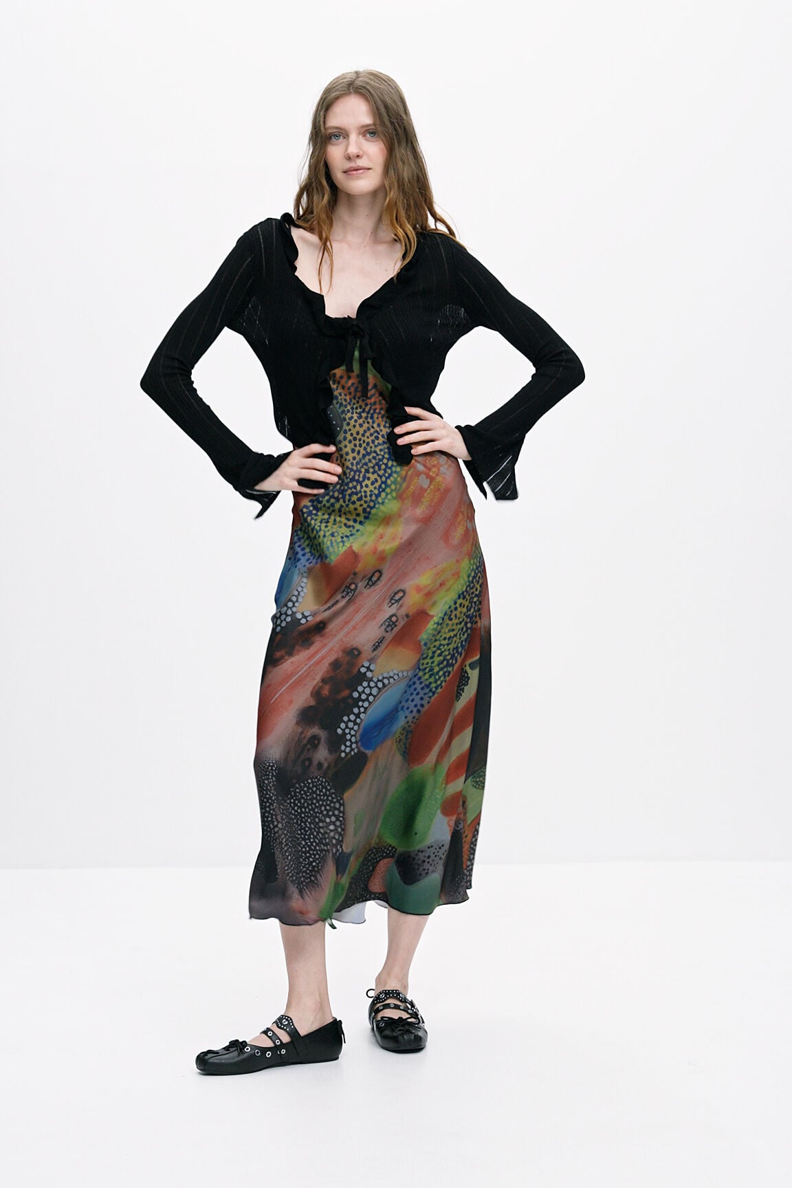2イン1プリントワンピース マルチカラー 女性用 I Desigual.com