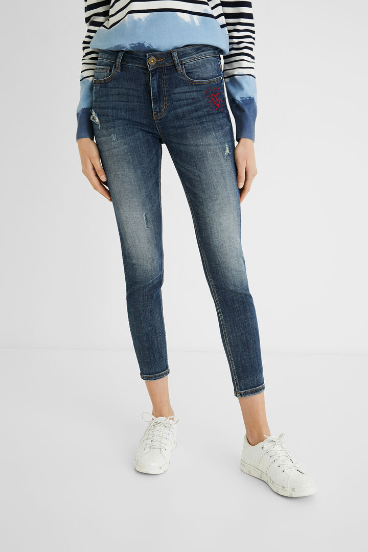 Skinny heart jeans | Desigual