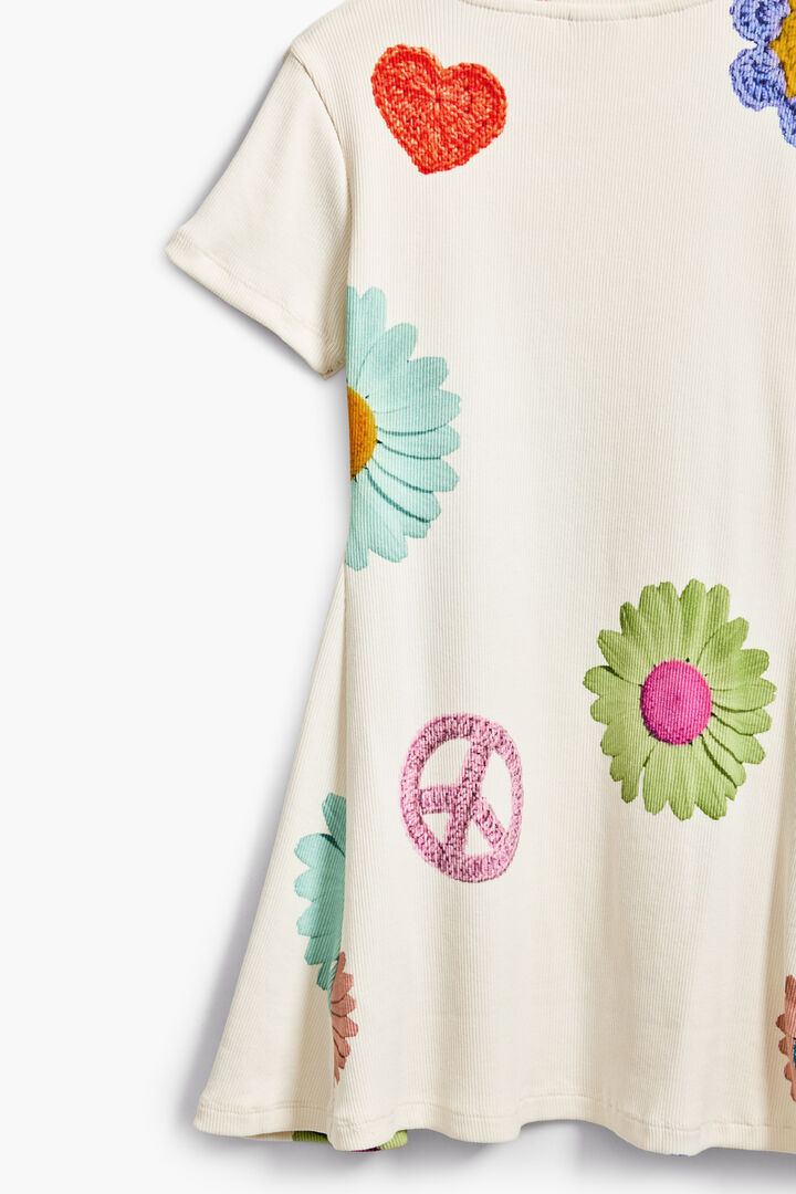 Vestido corto estampado | Desigual