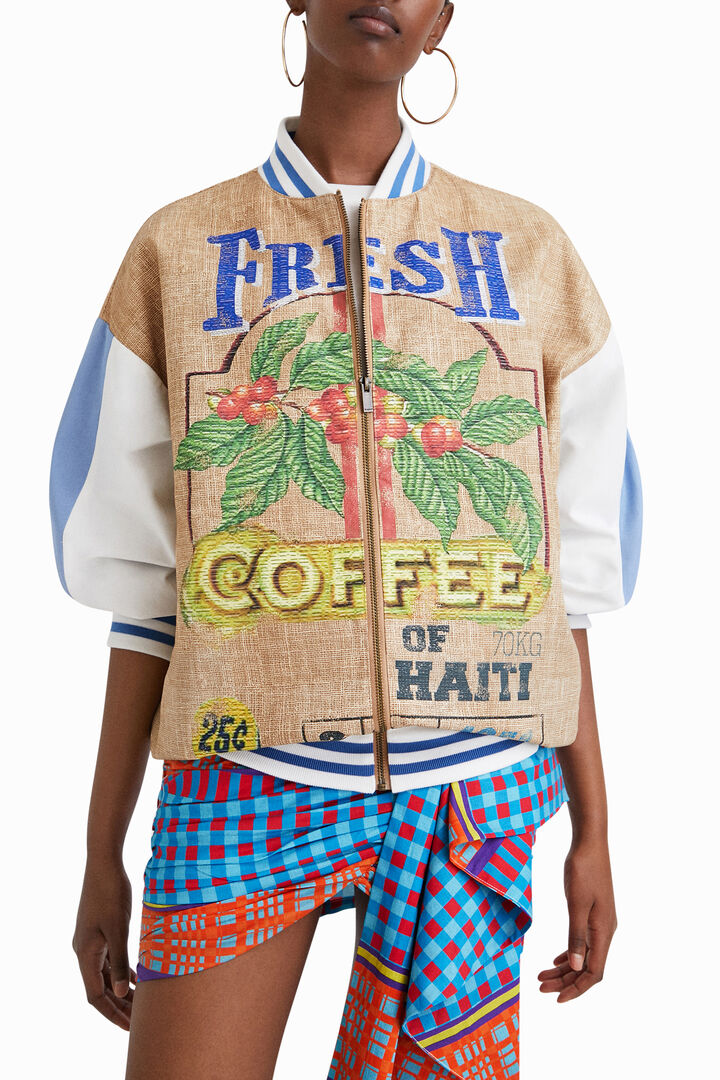 Chaqueta bomber Stella Jean | Desigual