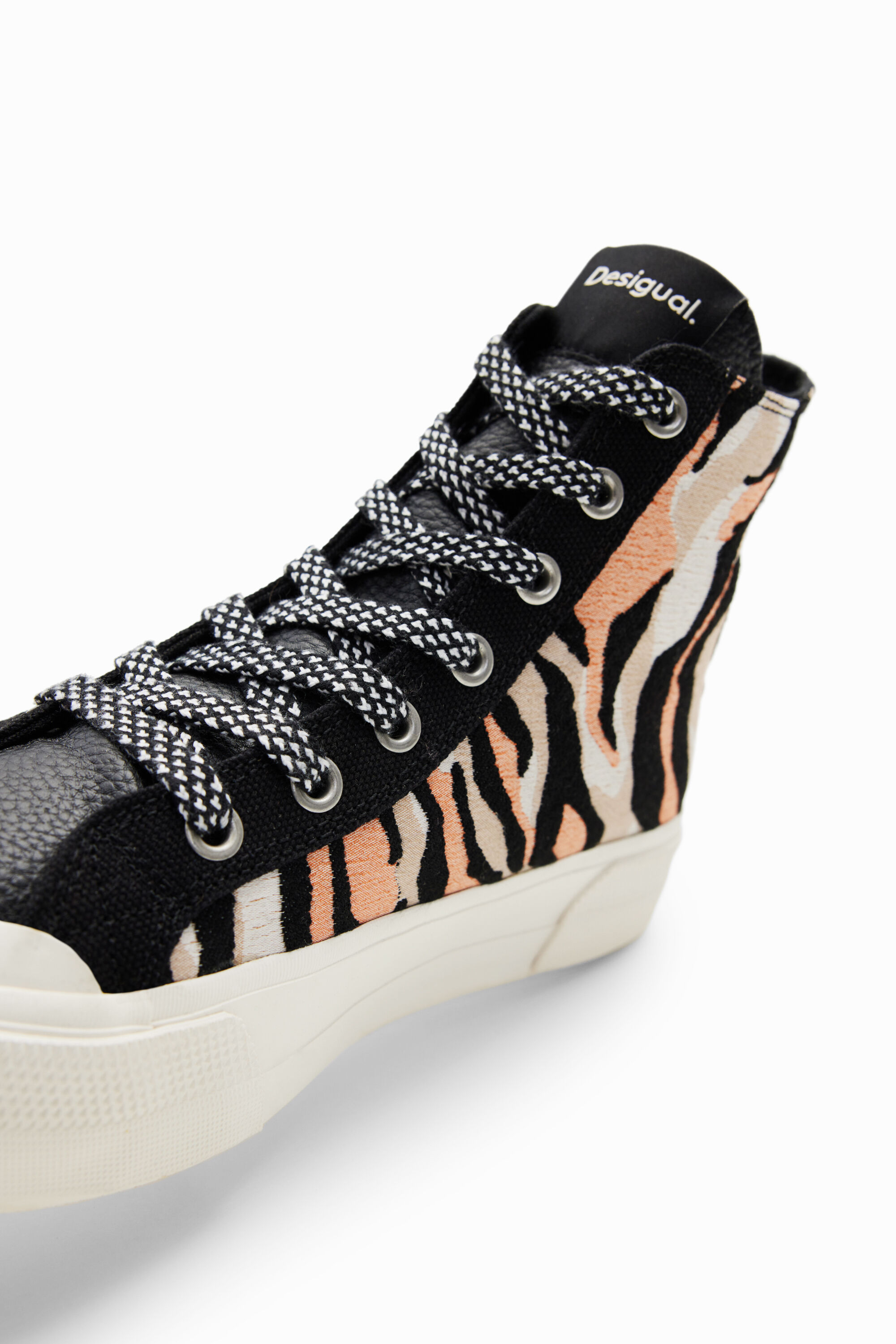 High top on sale animal print sneakers