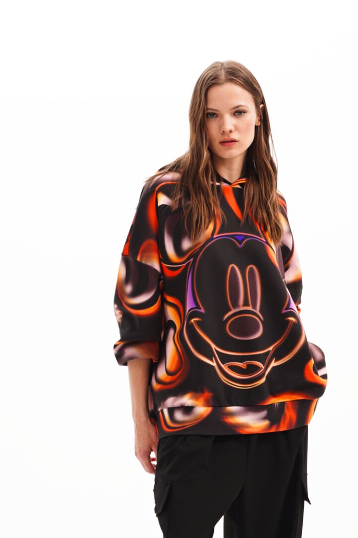 Oversize Mickey Mouse hoodie | Desigual