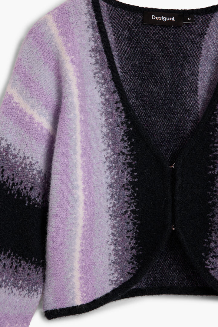 Striped cardigan sweater | Desigual