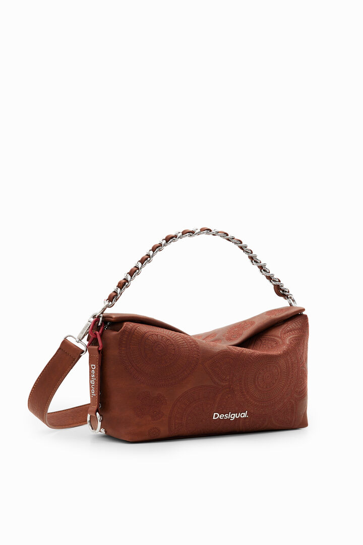 Midsize embroidered bag