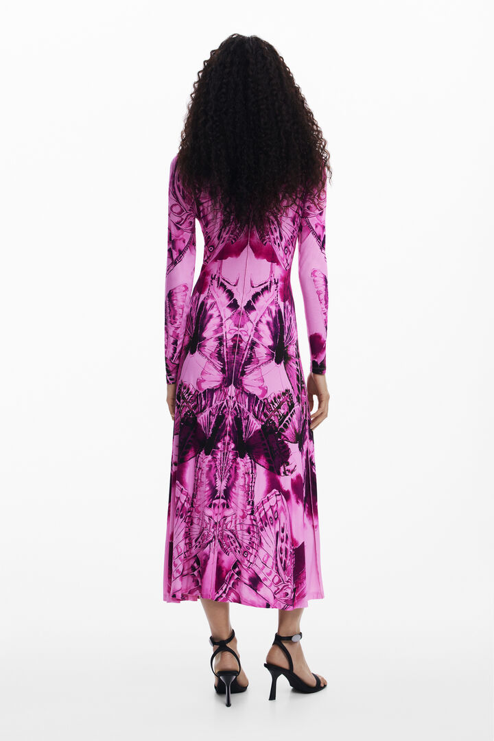 Butterfly midi dress | Desigual