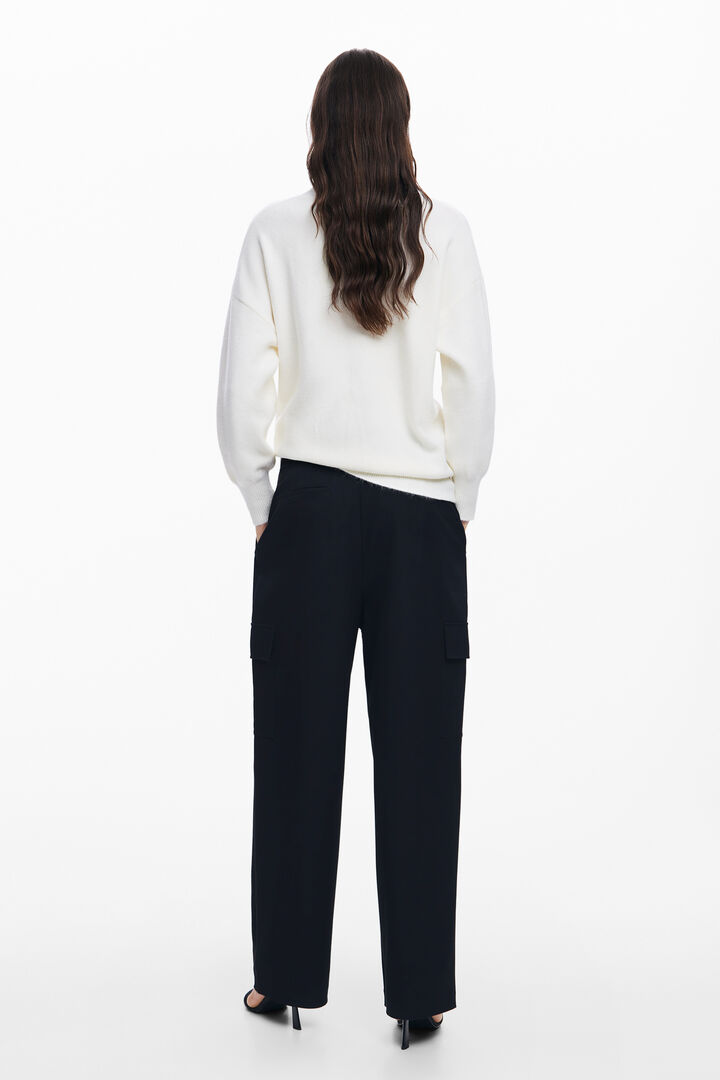 Contrast flower sweater | Desigual