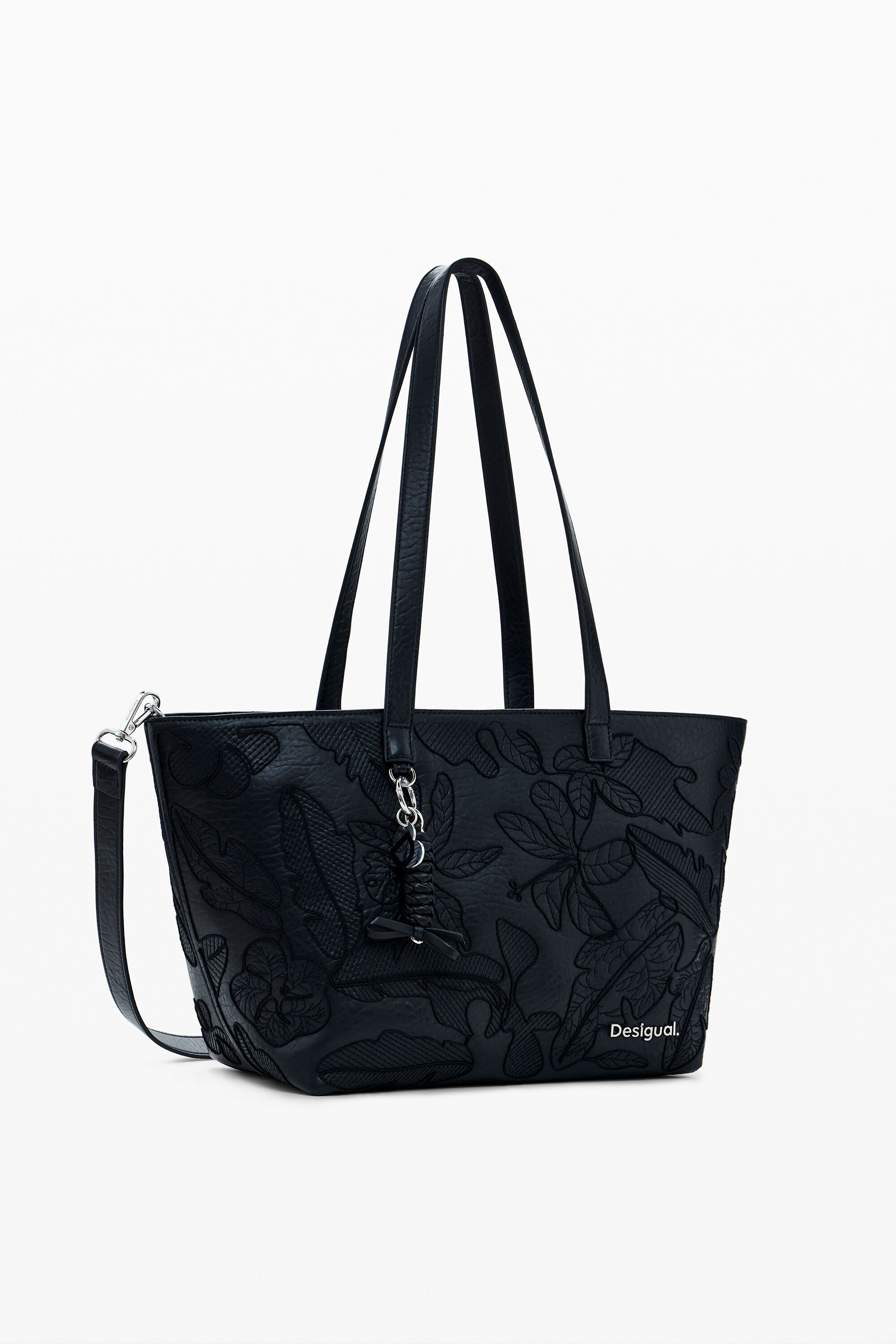 Embossed shopper bag women s I Desigual