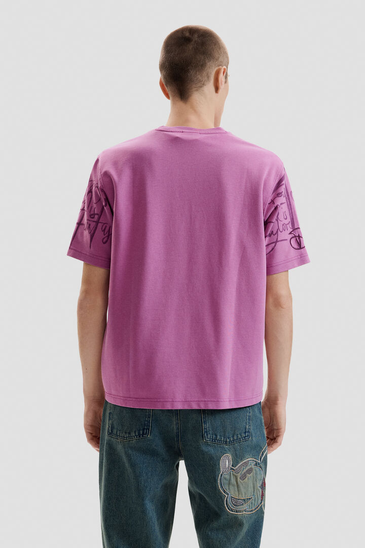 Short-sleeve T-shirt with lettering | Desigual