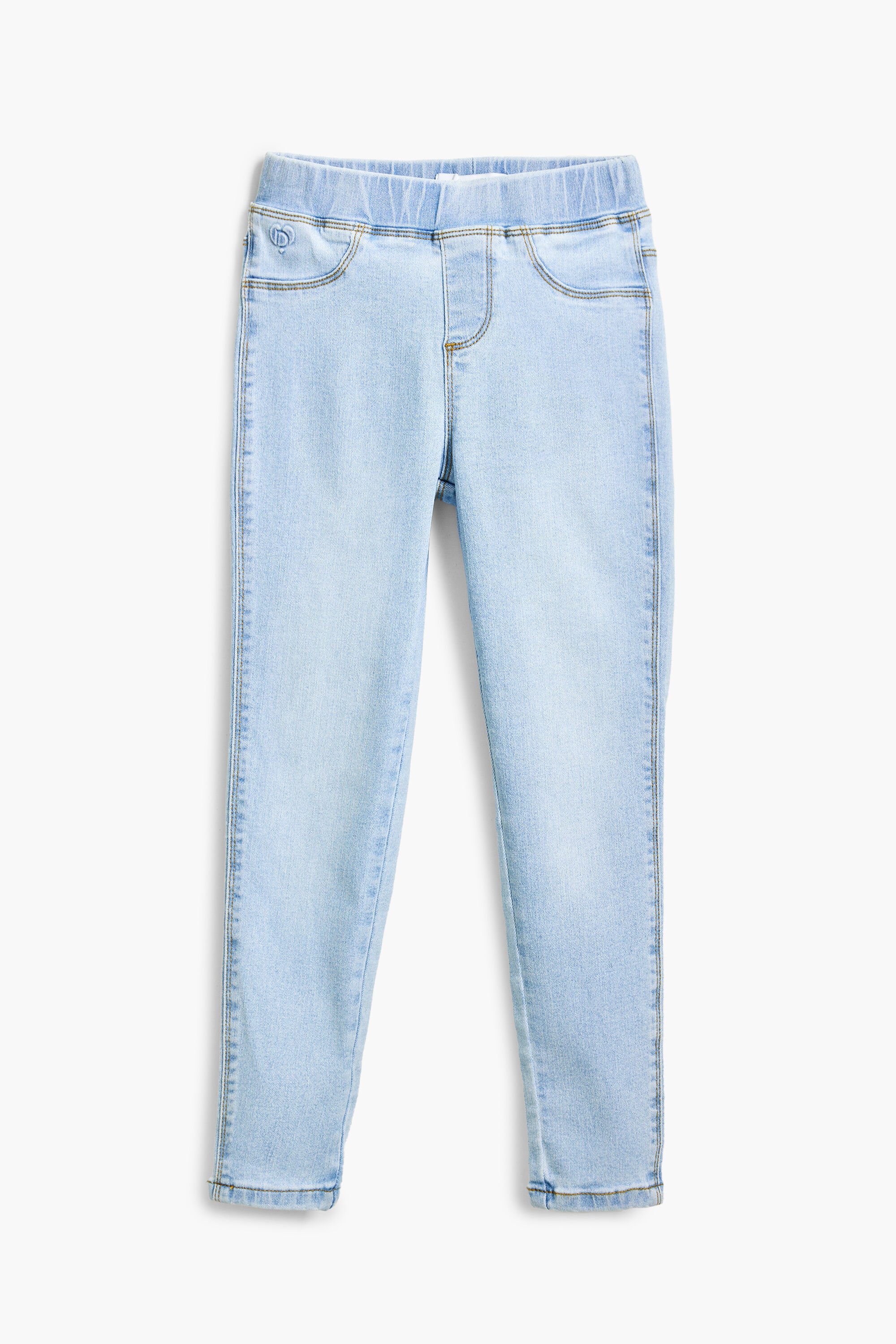 Stretch denim leggings