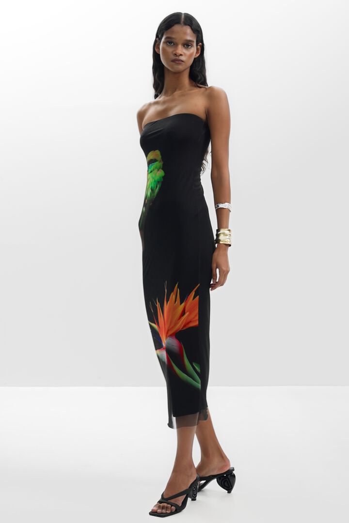 Strapless dress | Desigual