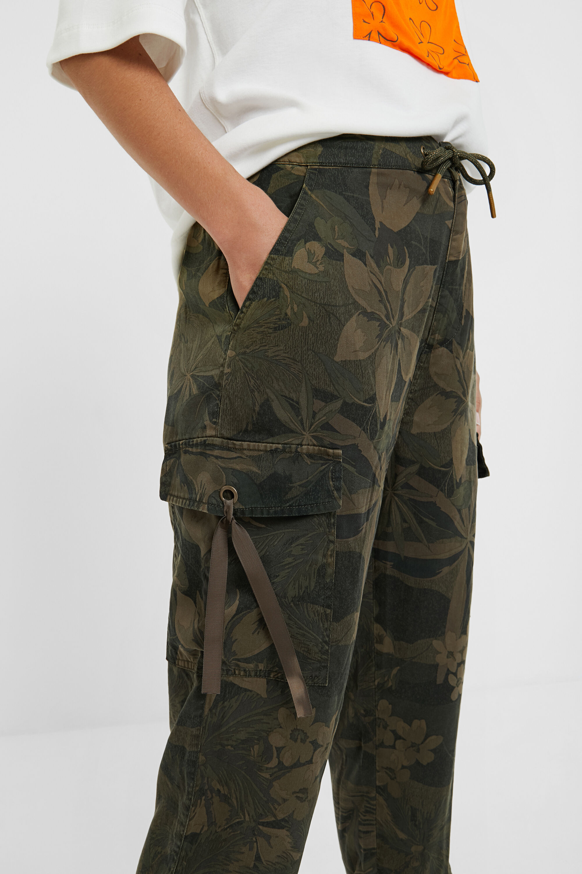 Pantalon cargo desigual clearance