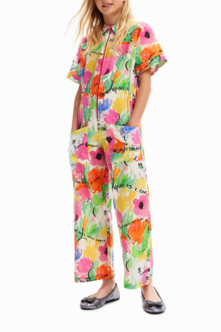 Long floral jumpsuit | Desigual