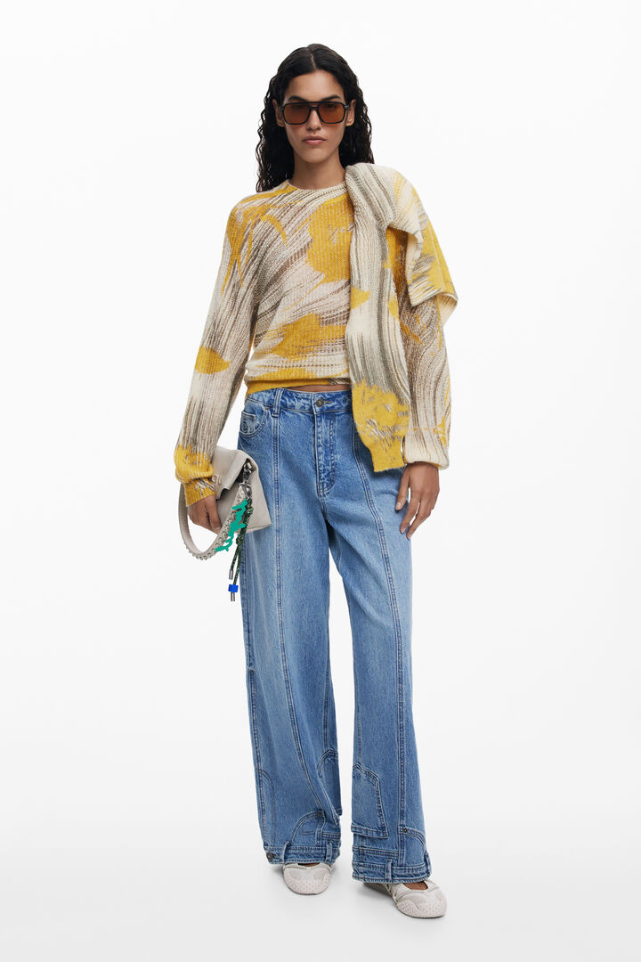 Arty texture sweater | Desigual