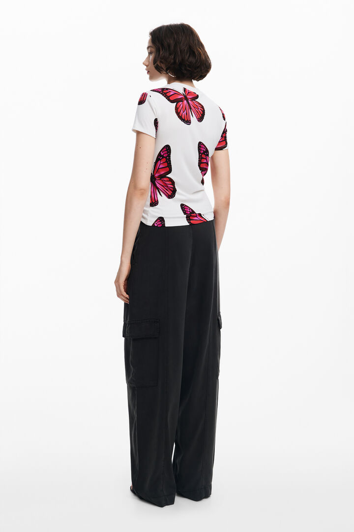 Camiseta manga corta mariposas | Desigual