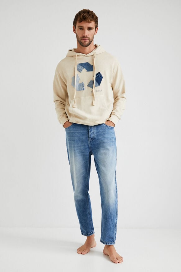Recycled cotton sweatshirt | Desigual