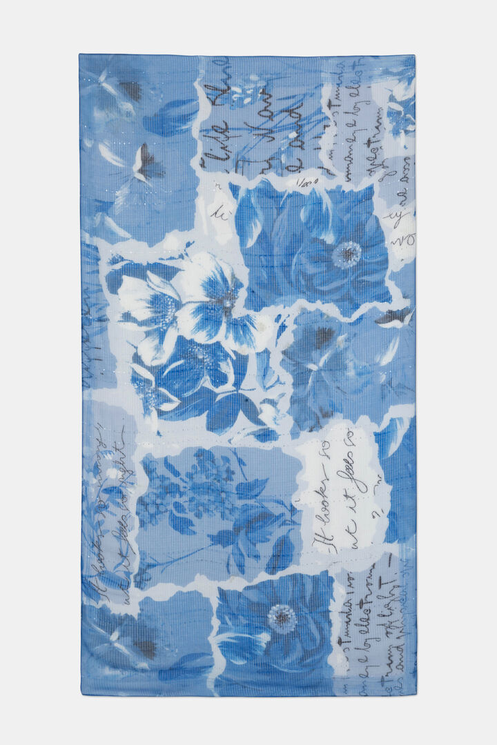 Foulard rectangulaire patch tropical | Desigual