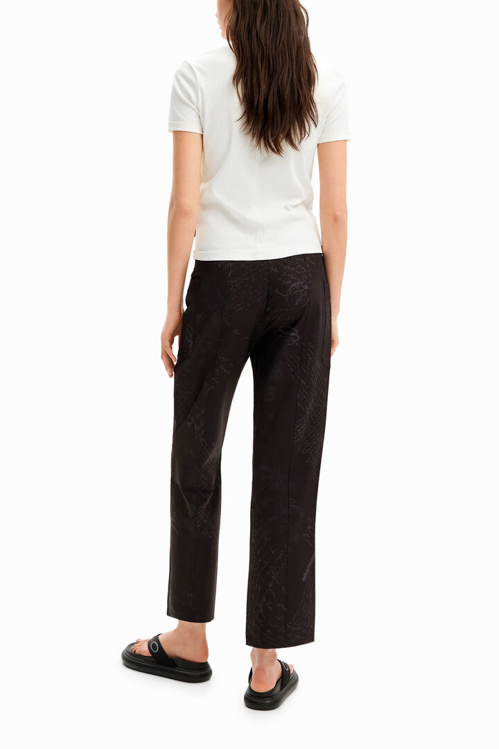 Pantaloni lunghi a righe. | Desigual