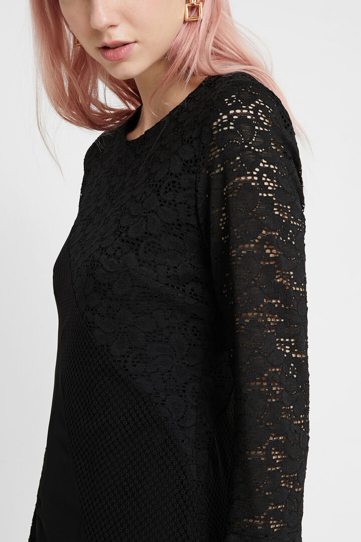 Fitted 3/4 sleeve dress | Desigual