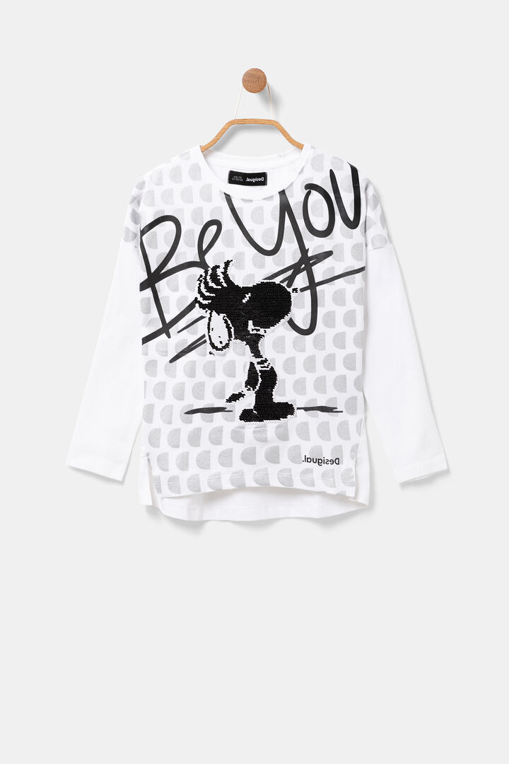T-shirt Snoopy com lantejoulas reversíveis | Desigual