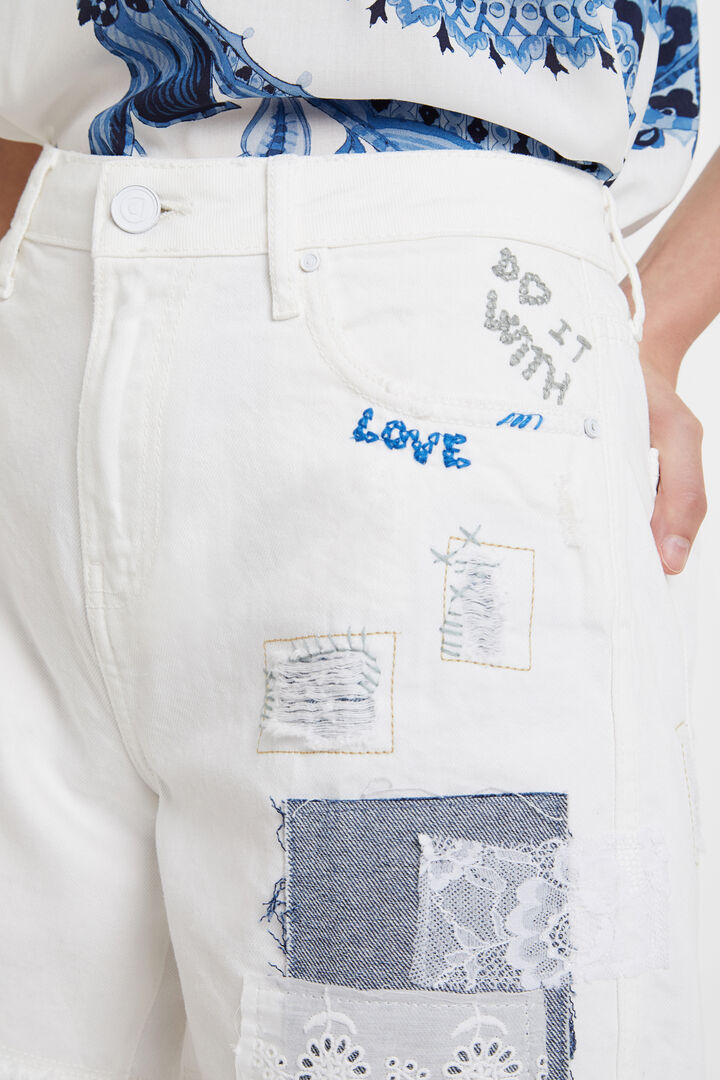 Pantalón short patch | Desigual