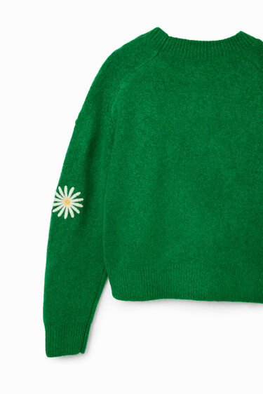 Jersey flores bordadas | Desigual