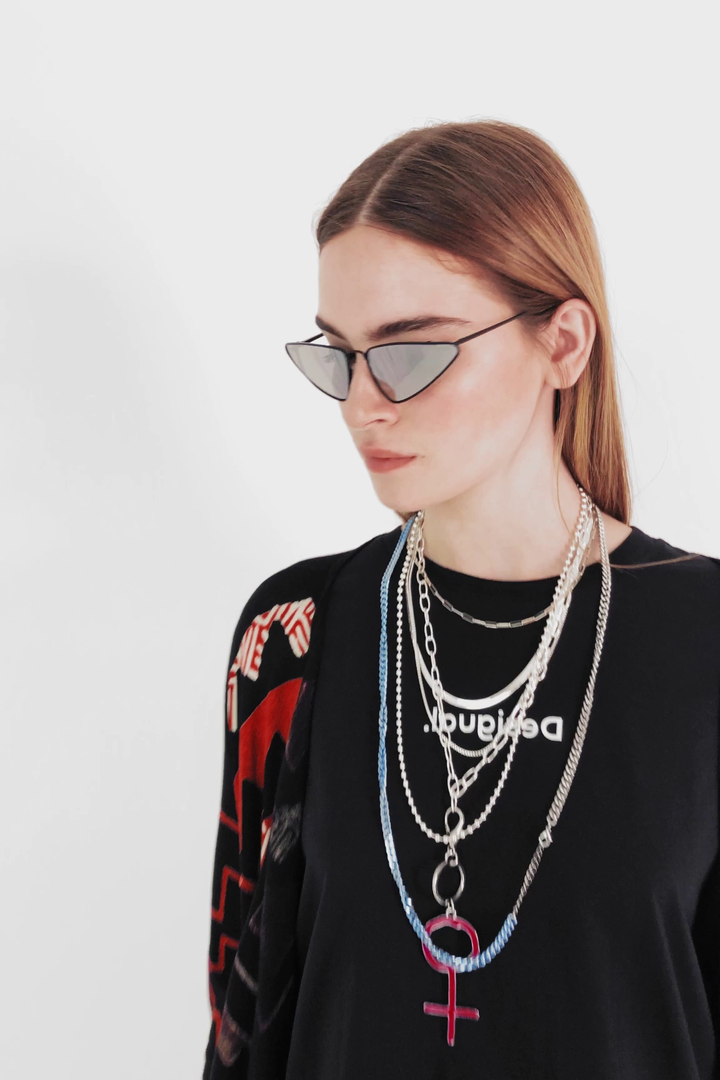 Fringe knit jacket | Desigual