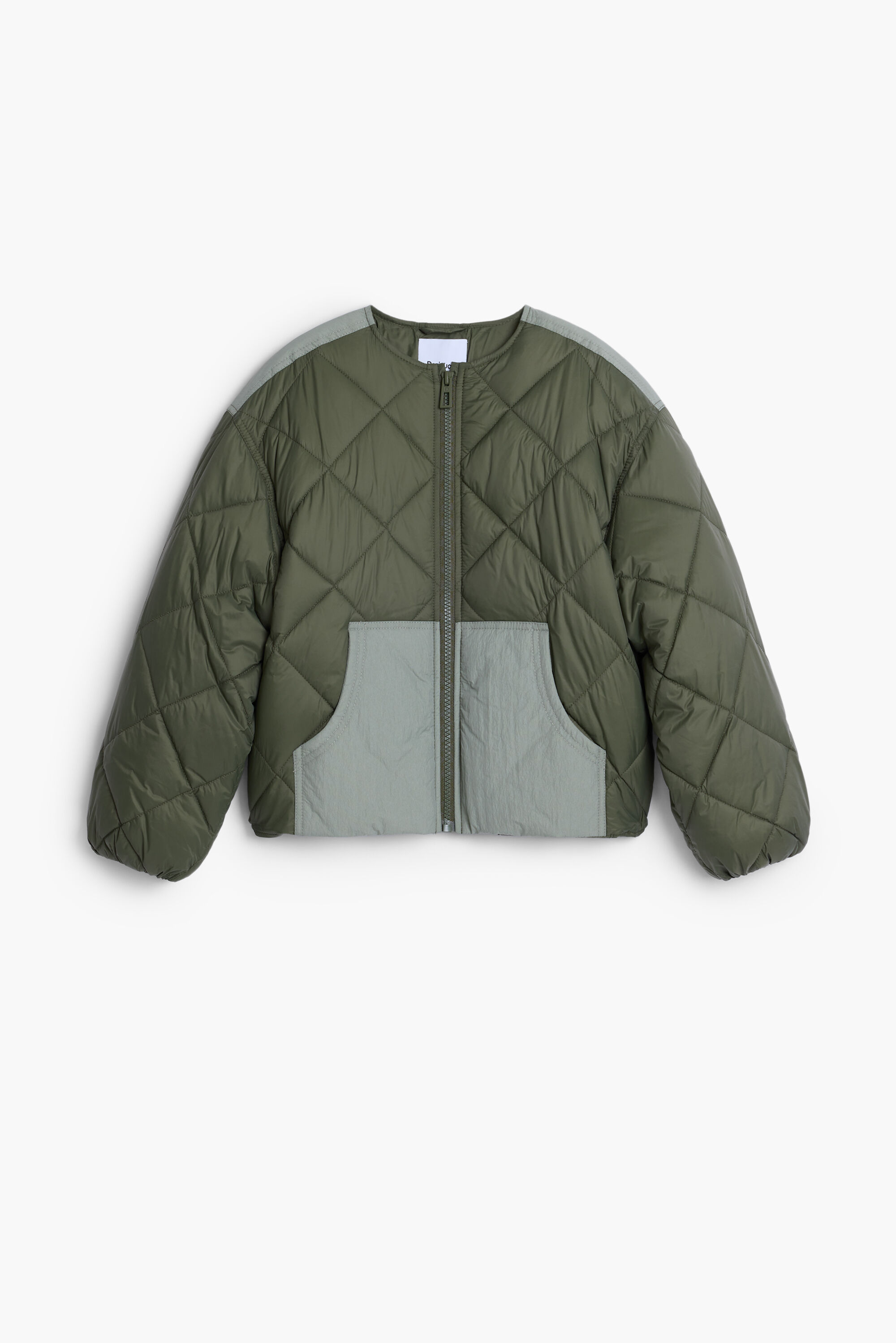 Gewatteerde nylon jas