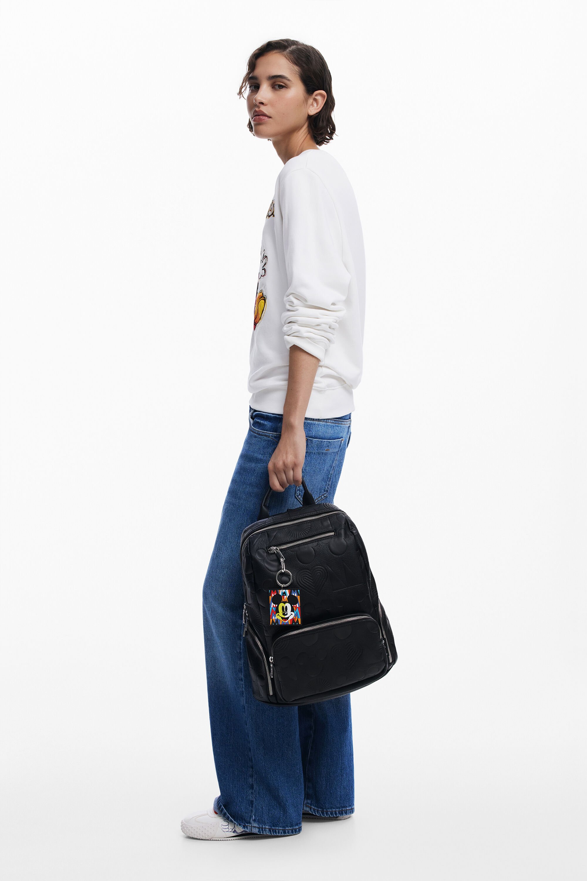 ミッキーマウス™のレリーフ付きリュックサック 女性用 I Desigual.com