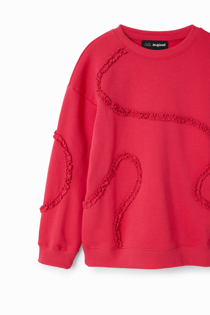 Felpa nastro plissettato | Desigual