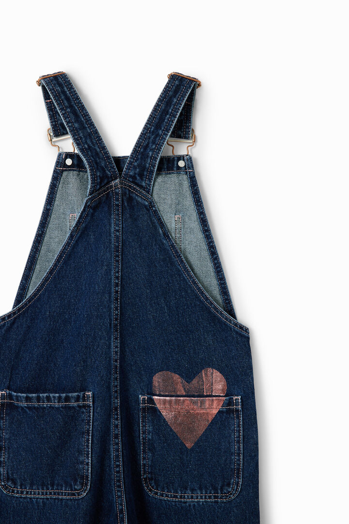 Salopette denim cuore | Desigual