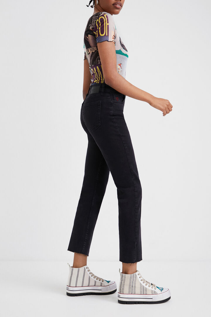 Jeans alla caviglia a campana | Desigual