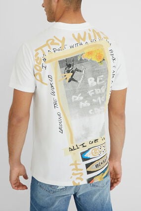 T-shirt met surfthema van 100% katoen