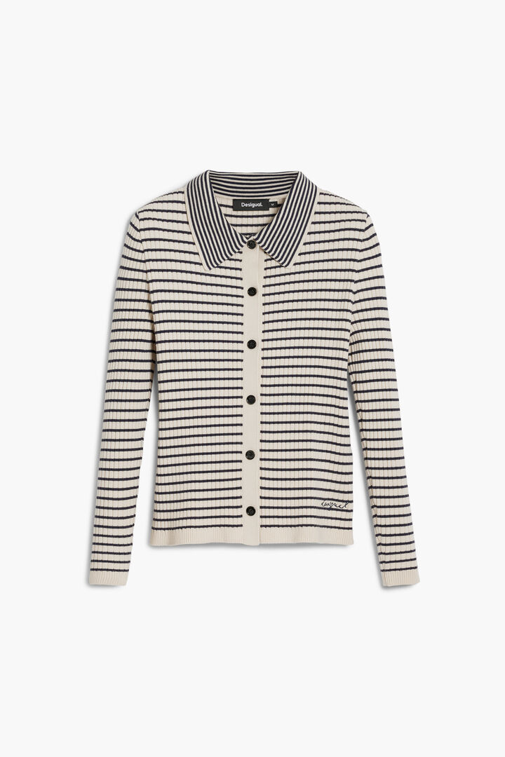 Jersei amb botons coll polo | Desigual