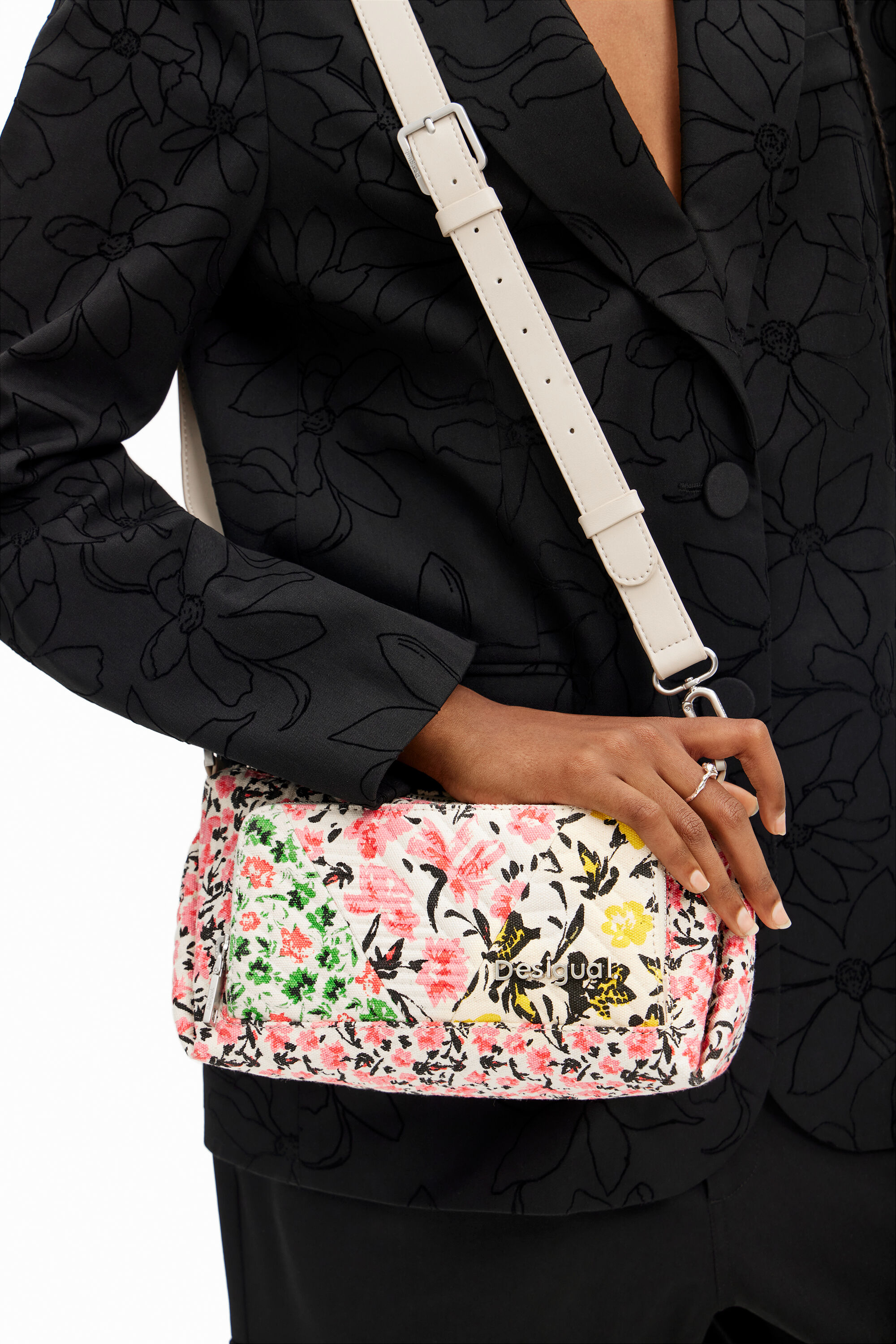 レディース 花柄 キャンバス ミニクロスボディバッグ I Desigual.com