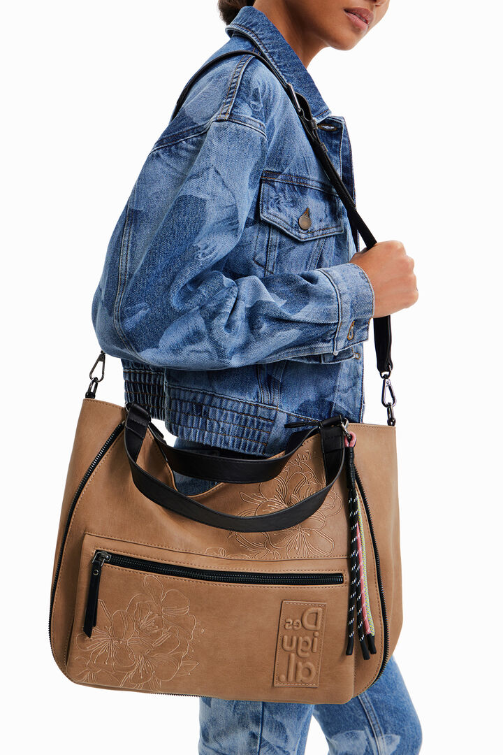 Bolso de hombro flores | Desigual