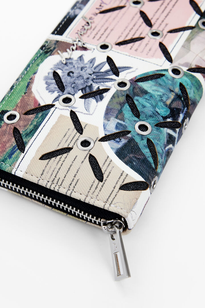 Large cut-out collage wallet | Desigual