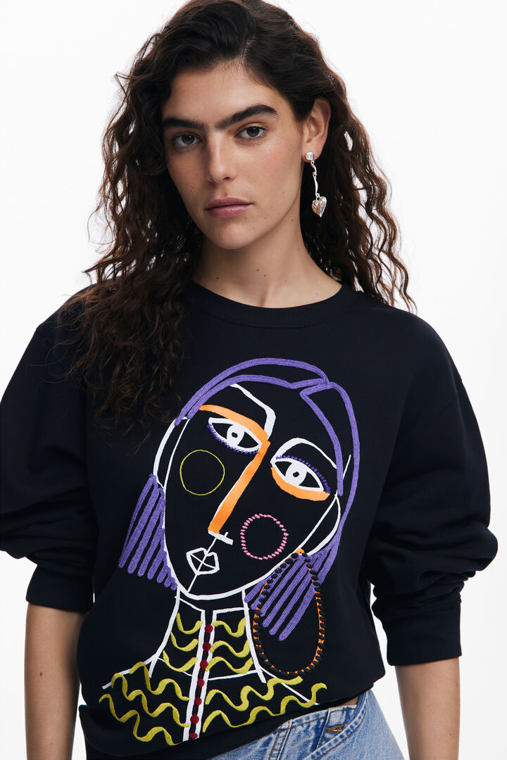 Printed sweatshirt | Desigual