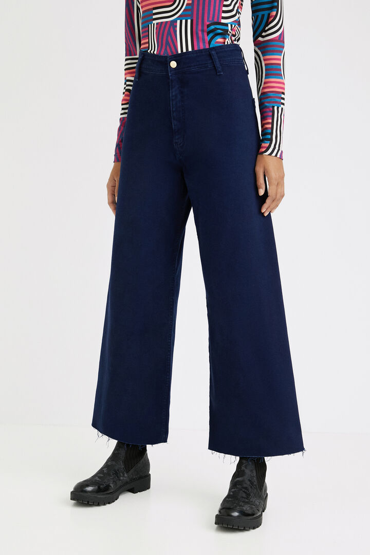 Cropped Culotte-Jeans | Desigual
