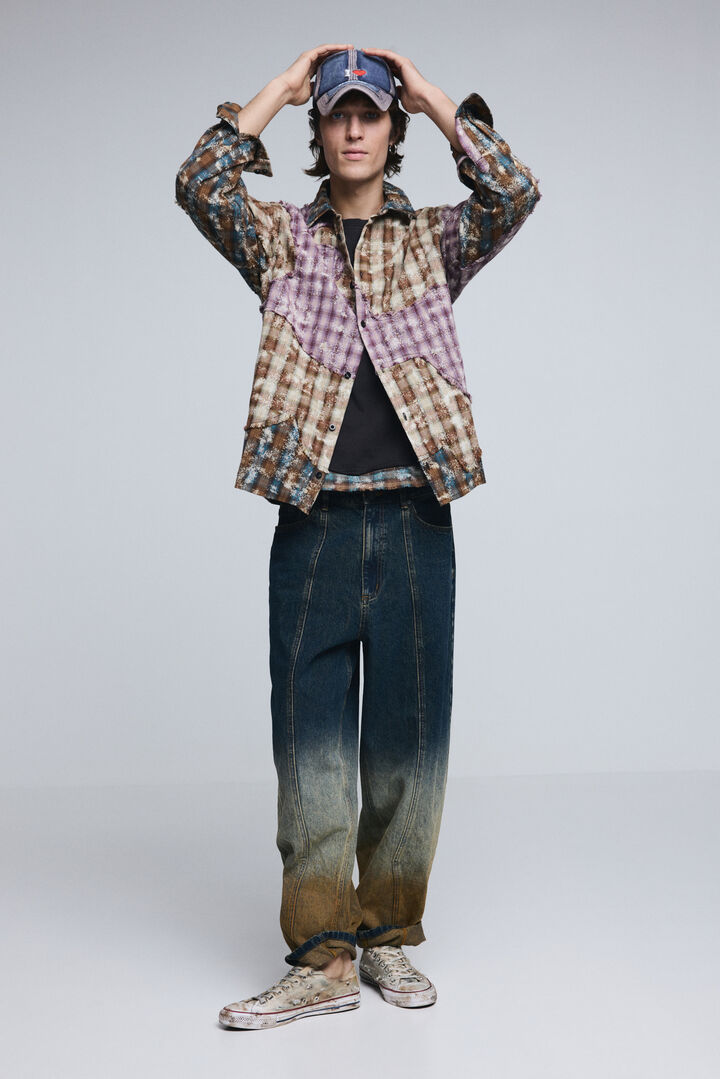 Pantaló texà amb puny