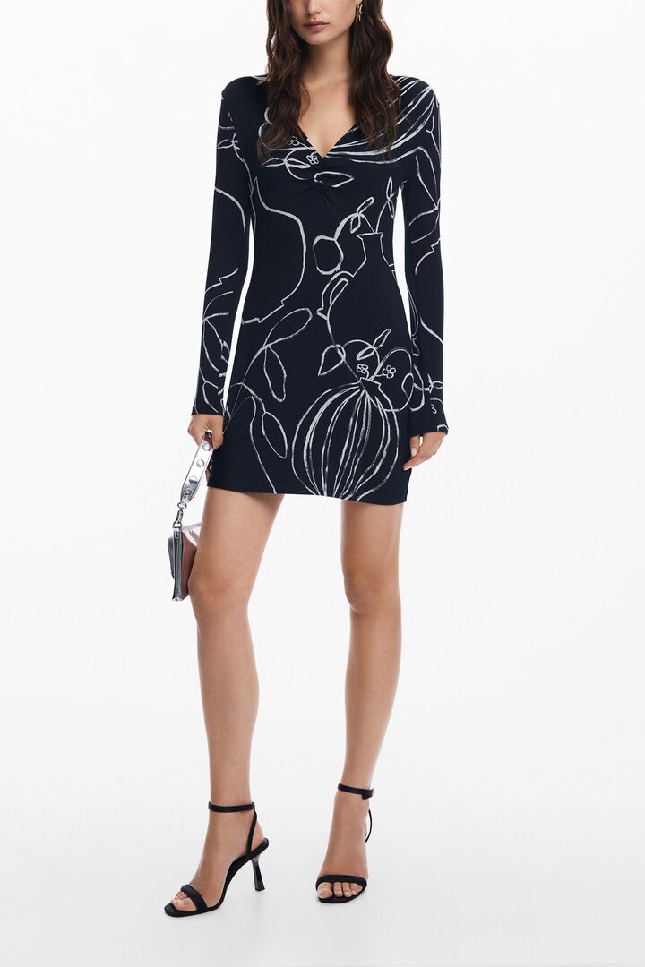 Vestido corto estampado | Desigual