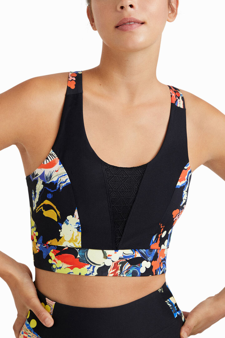 Slim top flowers strap | Desigual