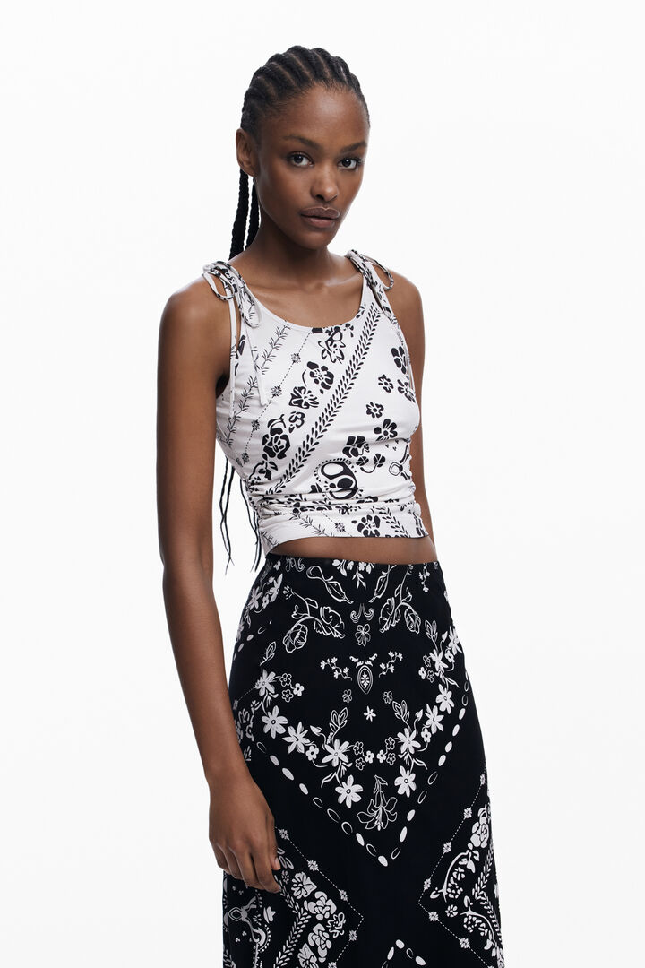 Falda bandana negra | Desigual