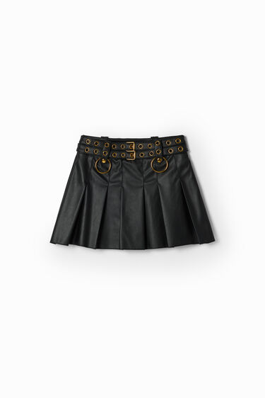 María Escoté pleated mini skirt | Desigual